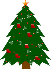 christmas tree vector png