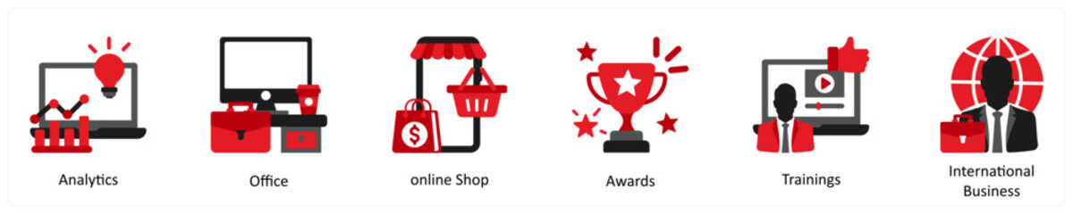 analytics, office, online shop