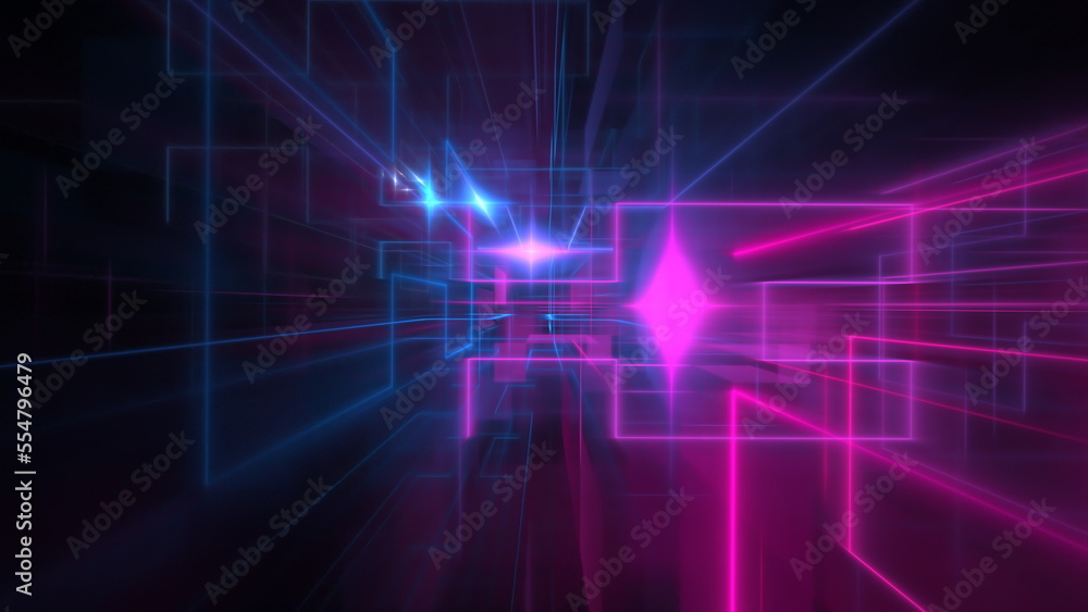 Poster digital technologies, cloud computing, digital future, information transfer. abstract technology big