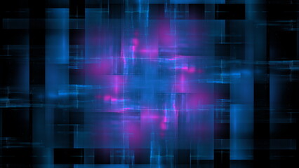 Obraz premium Digital technologies, cloud computing, digital future, information transfer. Abstract technology big data background concept. Motion of digital data flow. 3d illustration
