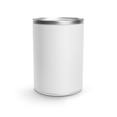 Food can instant food isolated transparent