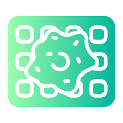 waffle gradient icon