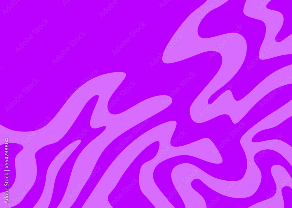Poster abstract background with cute wavy line pattern and with some copy space area