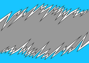 Abstract background with jagged spike pattern and with some copy space area