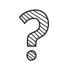 question mark doubt symbol doodle