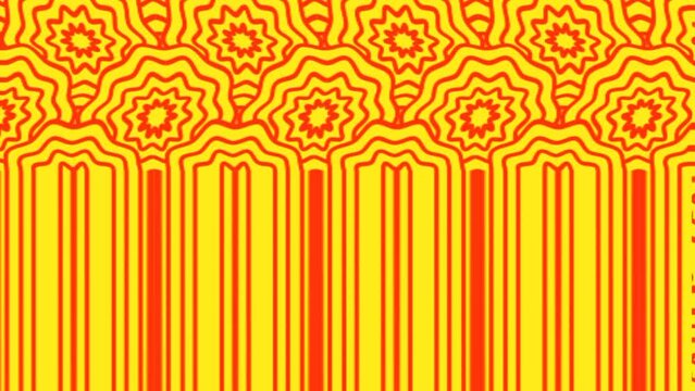 Abstract wave background of Seamless Japanese Gold Pattern. Wavy tile texture pattern