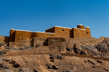 Saudi Arabia, Hail Province, Ha?il, Exterior of historic AArif Fort