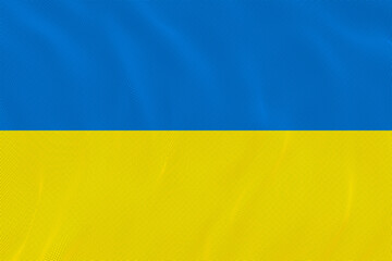 National Flag of Ukraine. Background  with flag  of Ukraine