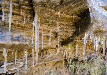 Frozen winter, ice cold, snow, river, nature, landscape, frozen, frost, mountain, waterfall, white, rock, spring, icy, snowy, freeze, stone, water, grass, nature, field, plant, green, winter