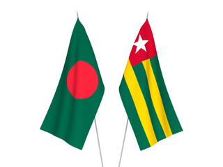 Bangladesh and Togolese Republic flags