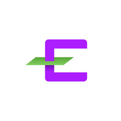 Letter E logo icon.