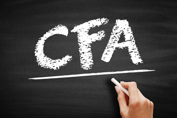 CFA Chartered Financial Analyst - program is a postgraduate professional certification, acronym...