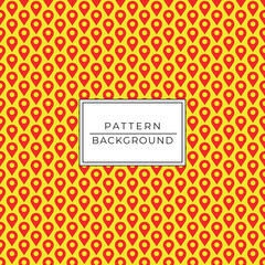red pin symbol and yellow seamless pattern, fabric, nordic fabric, fabric pattern, background, wallpaper