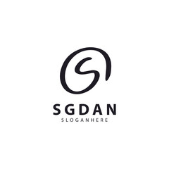 Obraz premium Initial Letter S for Business Branding logo design