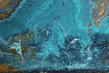 Rust surface. Close-up of rust on the texture of an old sheet of metal.