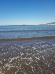 Panorama of the Mediterranean blue sea