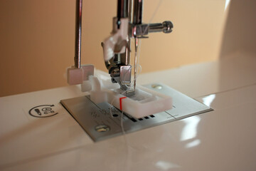 Sewing needle in the sewing machine