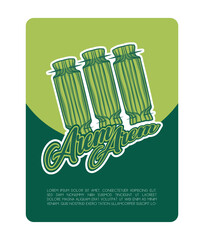 Traditional Indonesian Snack food Vector design 