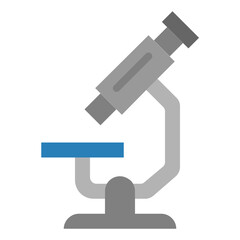 microscope flat icon