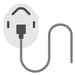 oxygen mask flat icon