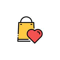 love shopping icon