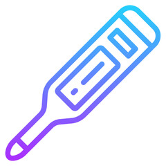thermometer gradient line icon