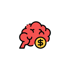 brain money icon