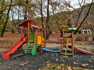 children playground in the park