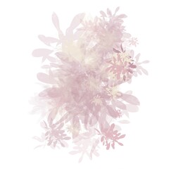 Naklejka premium Pink Texture Background Hand Drawn Illustration 