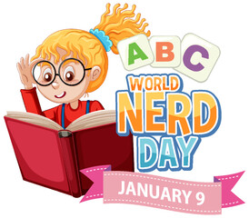World Nerd Day Banner Design