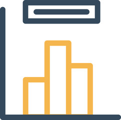 Growth Chart Vector Icon
