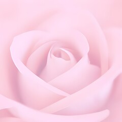 Pink pastel rose background. Valentine's Day. Generative AI.