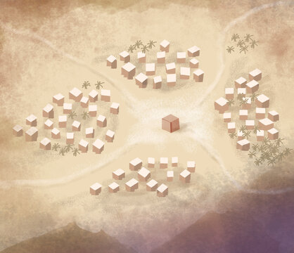 Mecca in Arabia in Old times