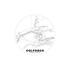 Mappa Colfosco