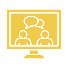 Online Meeting Icon