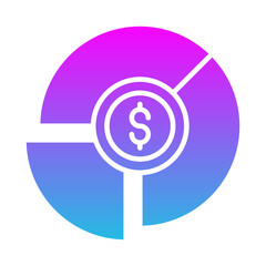 Fototapeta premium Pie Chart Icon