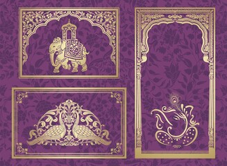 Obraz premium Hindu icons, Hinduism ,cultural heritage , India , Asia 