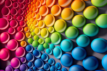 Seamless Abstract Colorful Design, texture, curvy and artistic Illustration pattern