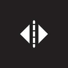 street road left right arrow sign symbol vector