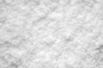 Fototapeta na wymiar White snow texture background high angle view