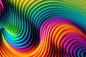 Seamless Abstract Colorful Design, texture, curvy and artistic Illustration pattern