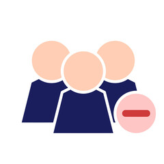 Remove member from group icons