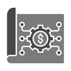 Obraz premium Strategic Plan Icon