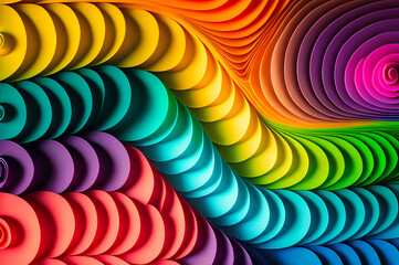 Seamless Abstract Colorful Design, texture, curvy and artistic Illustration pattern