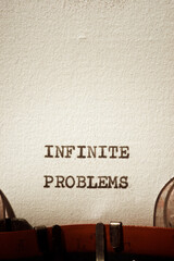 Infinite problems view