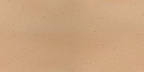 Old kraft paper seamless pattern with grainy texture. Beige blank craft cardboard. Recycled package carton sheet vector illustration. Abstract grunge background. Aged journal or newspaper page