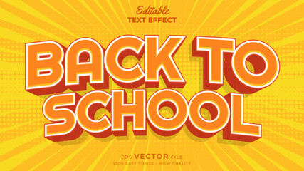 Back to school Text effect editable premium free download