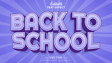 Back to school Text effect editable premium free download