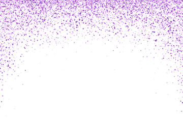 Lilac falling particles round shape isolated