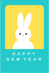 happy new year rabbit 2c